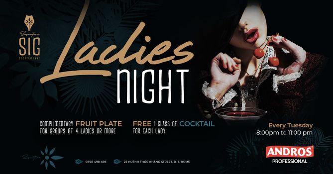 ladies night event at the best cocktail bar saigon 2